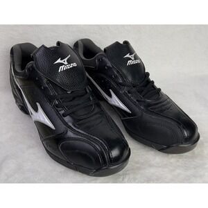 Mizuno Baseball Metal Cleats Shoes Mens Size 11.5 Black 9 Spike Pro Limited G5